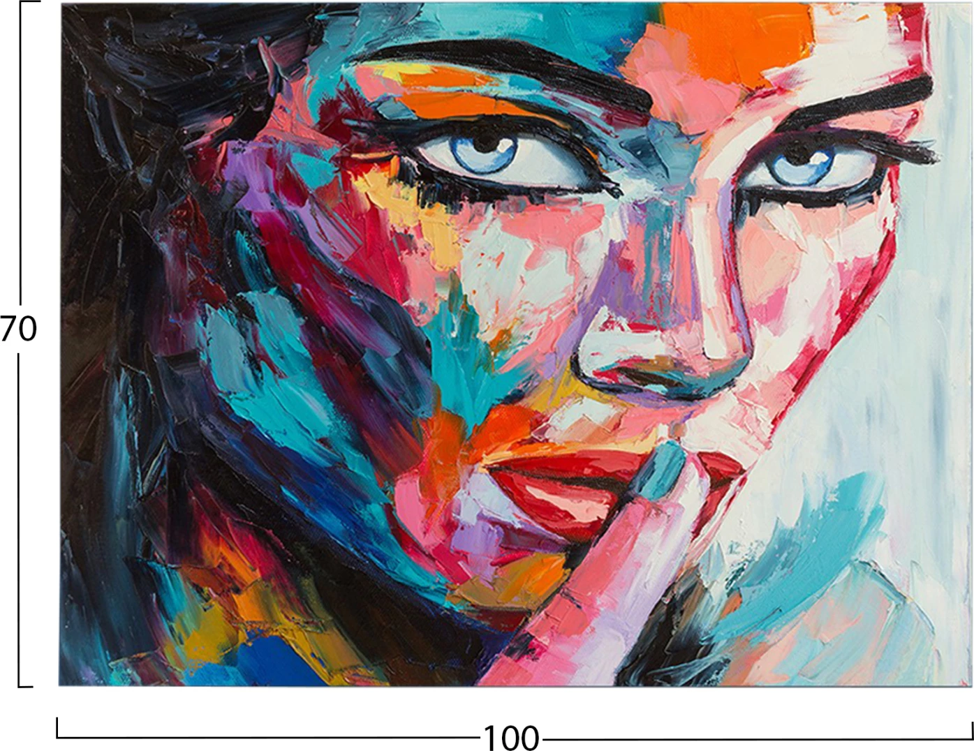 Pikturë muri GOBI FH4778, kanavacë e printuar, 100x3x70cm