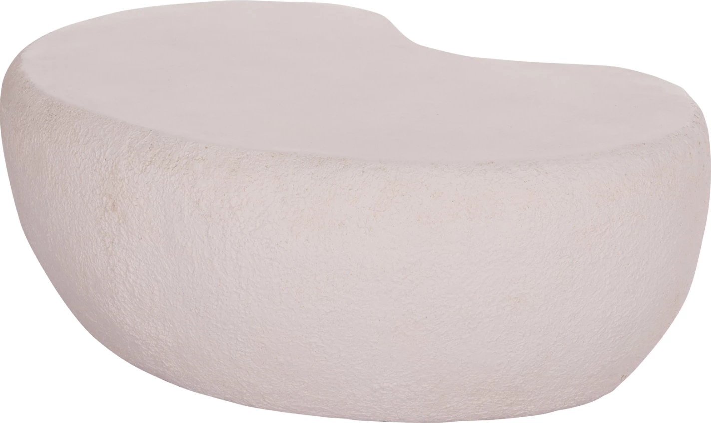 Tavolinë kafeje GERSON, fibër-cement, e bardhë, FH18151.02L, 122x78.5x40cm