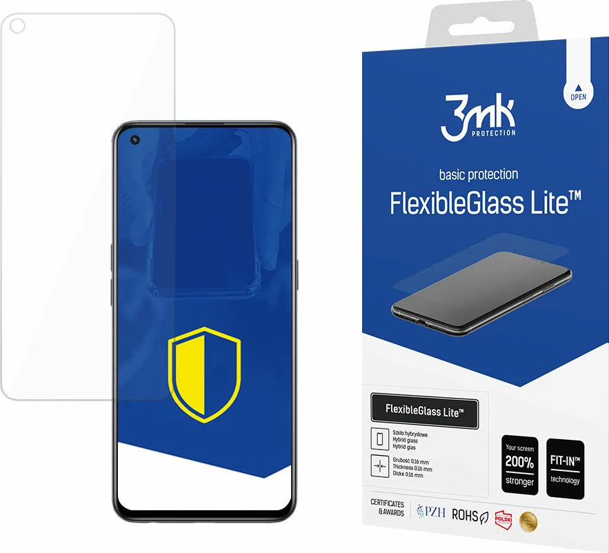 Xham mbrojtës 3mk FlexibleGlass Lite për Realme GT Master Edition 5G, Transparent