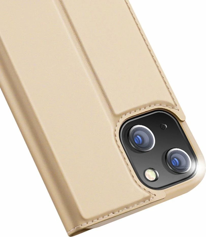 Mbështjellës Dux Ducis Skin Pro Bookcase për iPhone 13 mini, ari