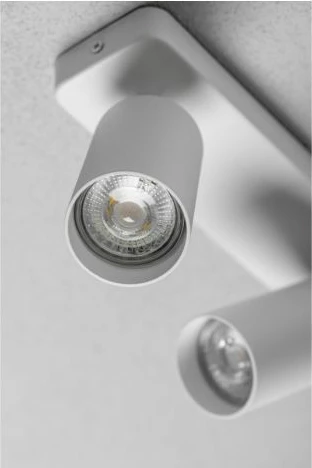 Ndriçues spot dyfish GTV SANTO BIS OS-SAN20WOK2B-10, GU10, max 2×20 W, IP20, i bardhë