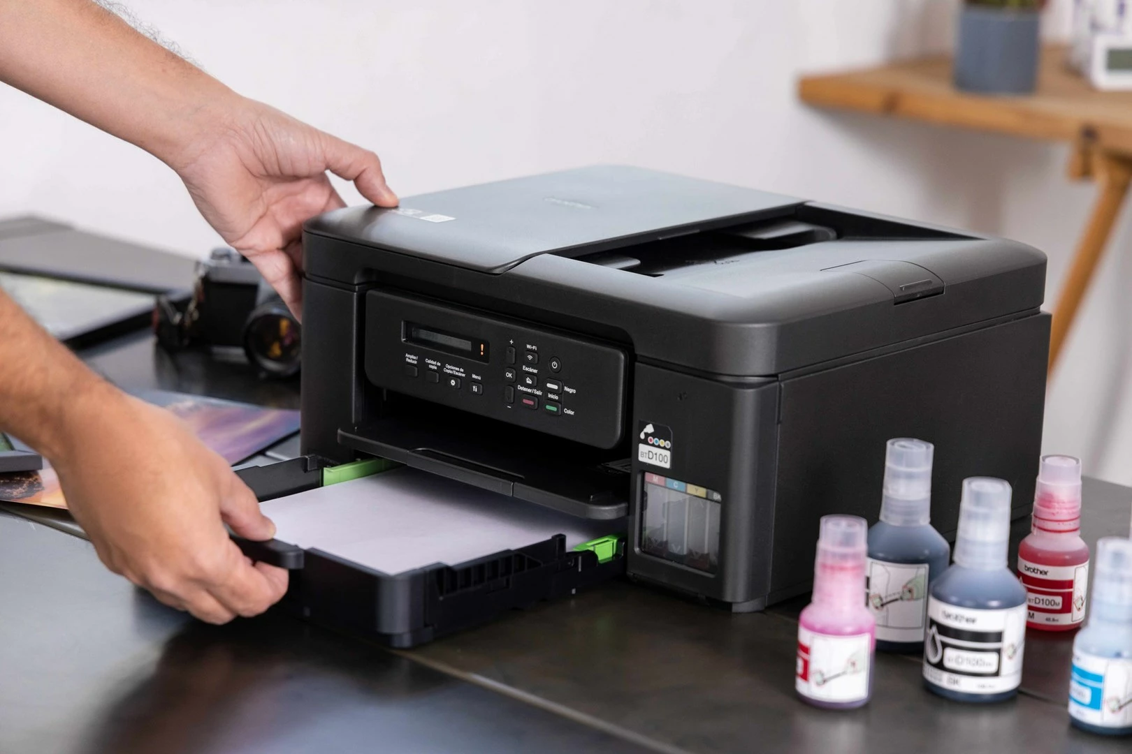Printer multifunksional Brother DCP-T730DW, Inkjet, A4, Wi-Fi, i zi