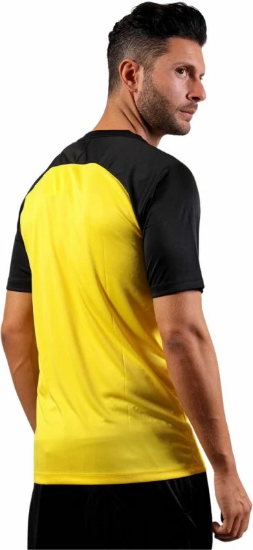 Fanellë futbolli Givova për meshkuj, e zezë dhe e verdhë