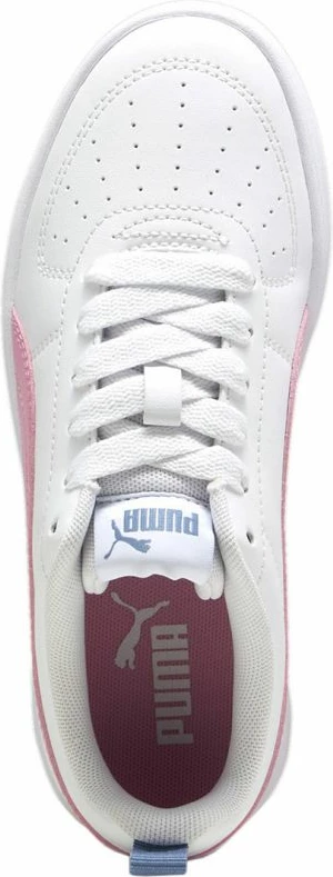 Atlete për fëmijë Puma, të bardha dhe rozë