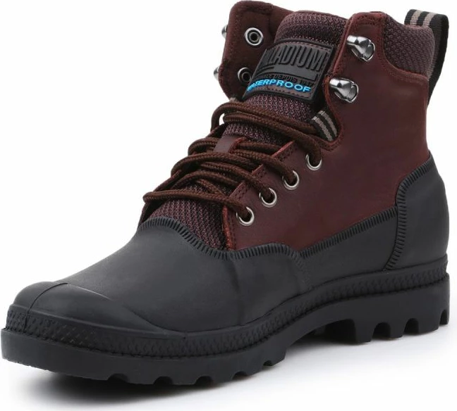 Çizme Palladium Sport Cuff WP 2.0 për meshkuj dhe femra, ngjyrë kafe