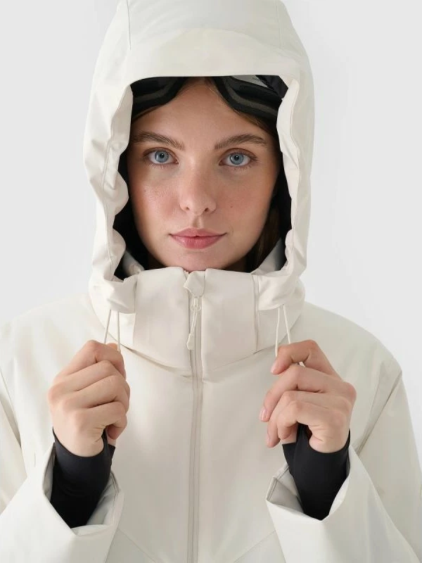 Jakne ski për femra 4f, e zezë