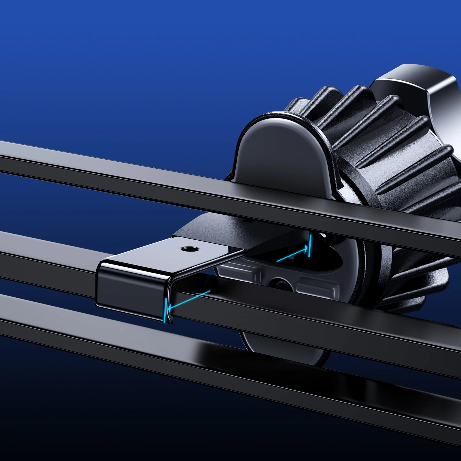 Mbajtëse makine për celular me karikues wireless MagSafe 15W, Joyroom JR-ZS291, për grilë ajrimi, me rrotullim 360°, me kabllo USB-A në USB-C, argjendtë