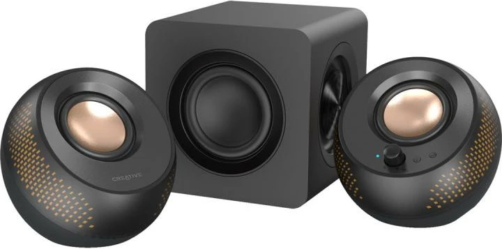 Altoparlantë kompjuteri, Creative Pebble X Plus (51MF0495AA000) 2.1 me nën-bas, të zinj