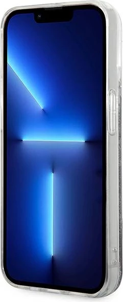 Mbështjellës Karl Lagerfeld KLHCP14XLMNMK për iPhone 14 Pro Max 6.7", i fortë, Liquid Glitter Monogram, zi