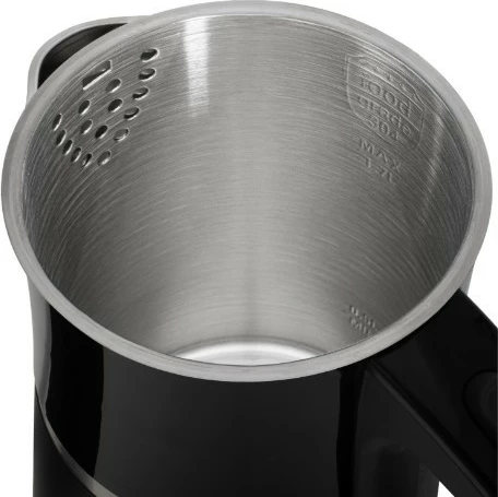 Ujëzjerë elektrik Adler AD 1355b 1.7 L 2200 W mur i dyfishtë bazë rrotulluese e zezë