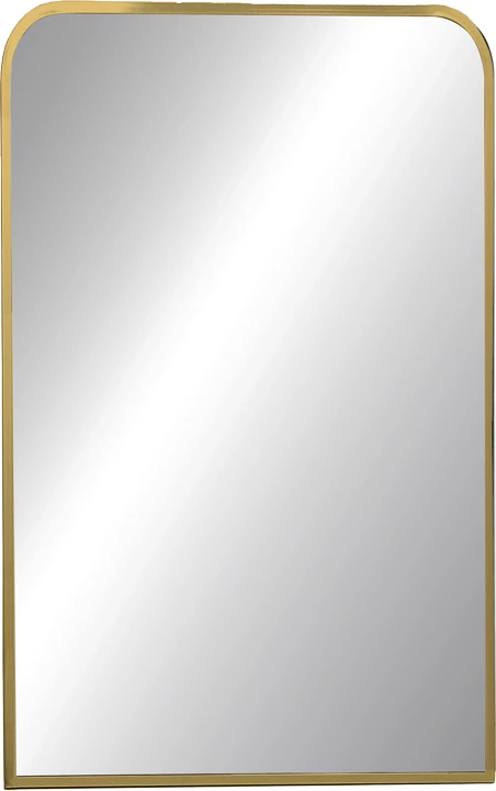 Pasqyrë Classy, alumin i artë, 50x2.5x80cm