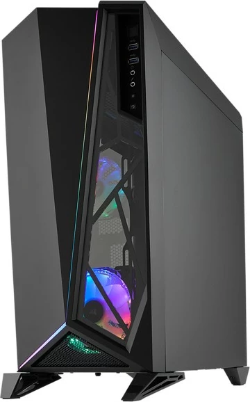 Kasë Corsair Carbide SPEC-OMEGA RGB, Midi Tower, ATX, xham i temperuar, e zezë