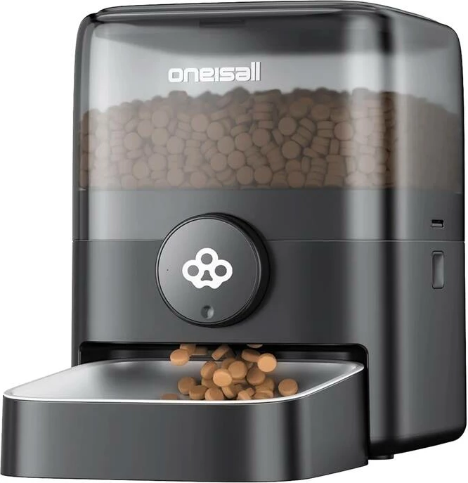 Shpërndarës ushqimi për kafshë Oneisall PF05, 3L, i zi