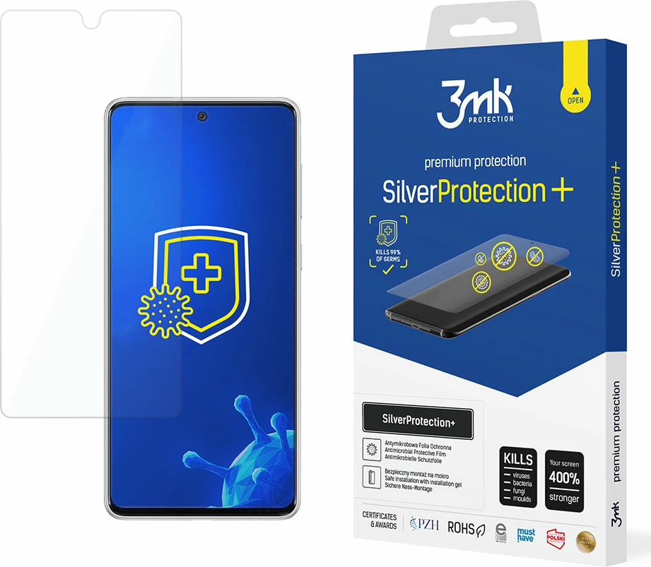 Film mbrojtës për ekran, 3mk Protection SilverProtection+ për Samsung Galaxy A73 5G