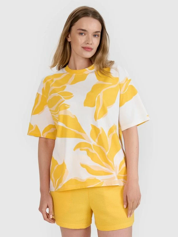 Maicë oversize për femra 4f, me print