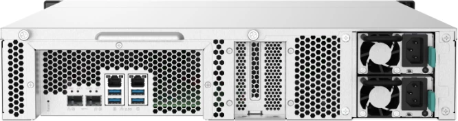 Server NAS QNAP TS-832PXU-RP-4G, 8-bay, 4GB RAM, 2x 10GbE SFP+, 2x 2.5GbE, rack 2U, PSU redundant, e zezë