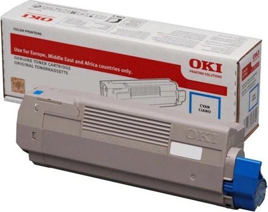 Toner OKI 46490403, për C532/C542/MC573, Cyan, 1500 faqe