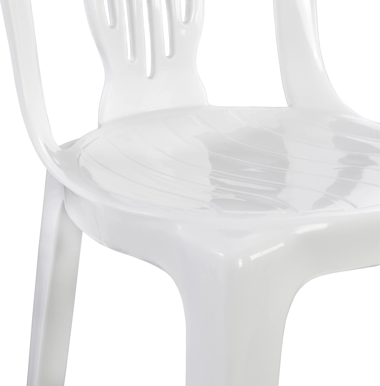 Karrige plastike Vienna e bardhë 303002010 44x50x87 cm