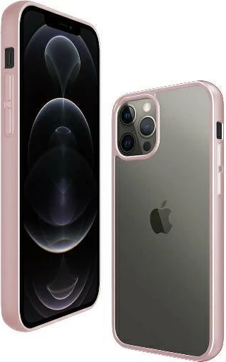 Mbështjellës PanzerGlass ClearCase për iPhone 12 Pro Max, transparent dhe rozë