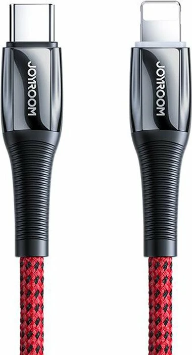 Kabllo Joyroom S-1224K2 USB-C në Lightning, 1.2m, 20W, e kuqe