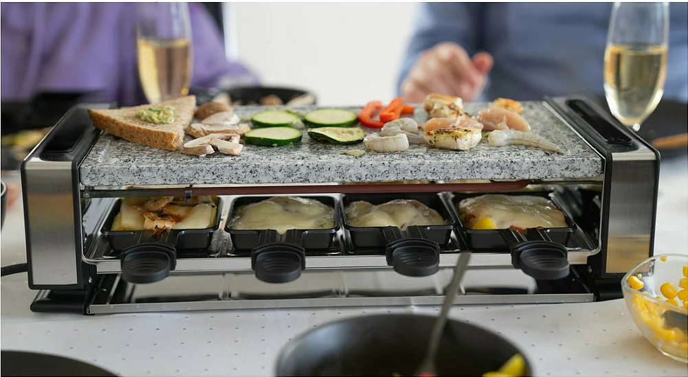 Grill raclette Unold 48760, 1200 W, 230 V, 50 Hz, i zi/inoks