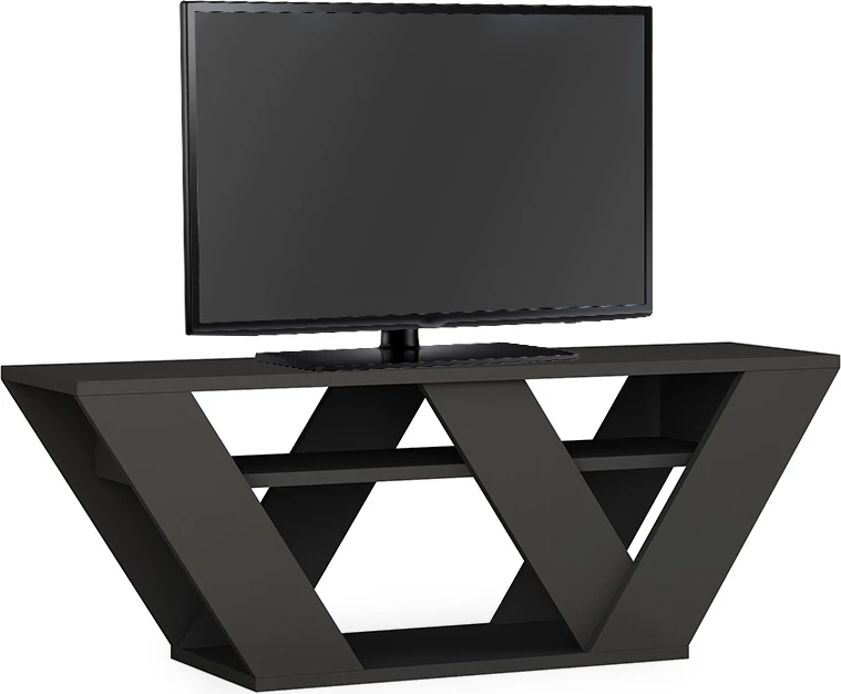 Stendë TV Pipralla ngjyrë antracit 110x30x40cm