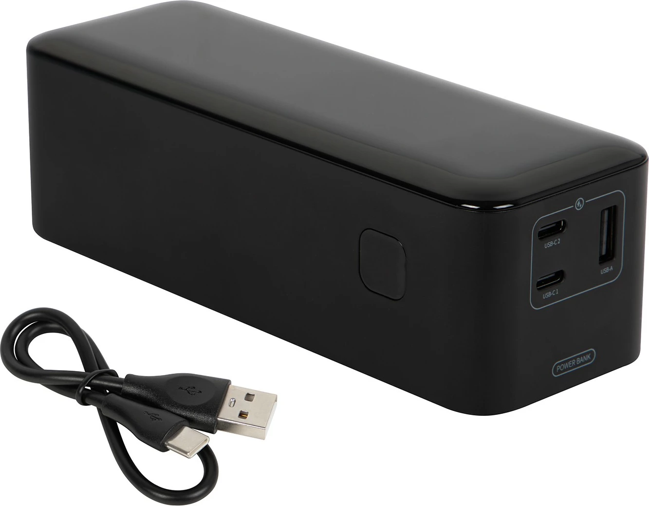 Power bank BLOW AIR99.9 27000mAh PD+QC 140W 3 porta LCD, e zezë