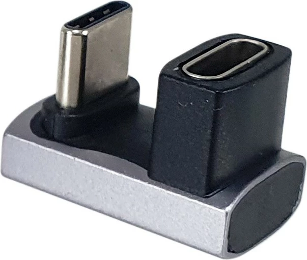 Adapter USB4 C-C Equip 133477, 40Gbps, PD 240W, 2 copë, zi, hiri