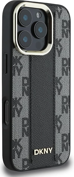 Mbështjellës DKNY për iPhone 16 Pro Max, MagSafe, i zi