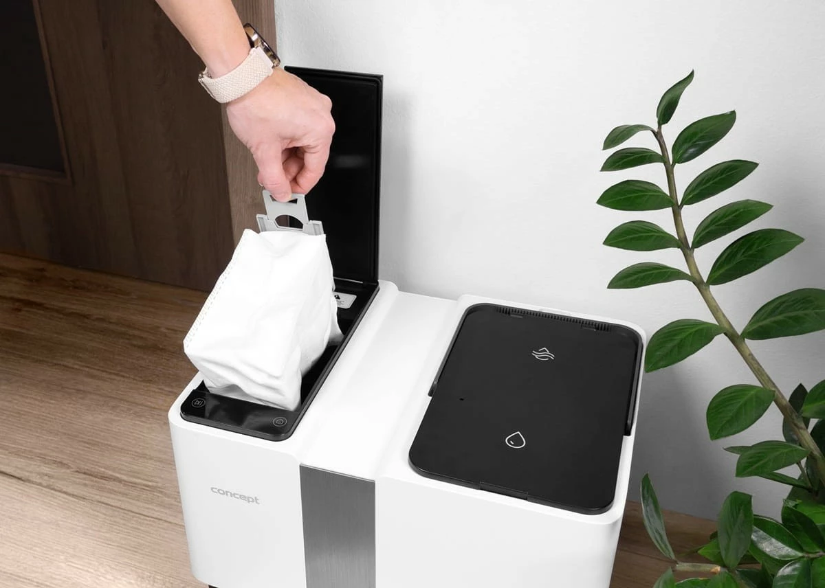 Robot fshesë-mop 2-në-1 Concept VR4050, 5000 Pa, bateri 270 min, rezervuar 300 ml, laser 3D, i bardhë