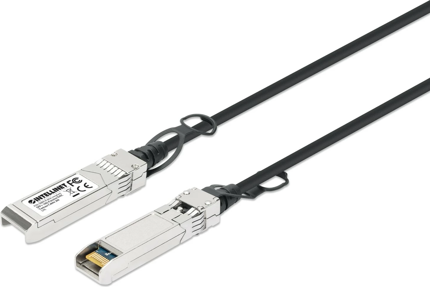 Kabllo Twinax Intellinet 508414, SFP+ 10G, 2m, e zezë