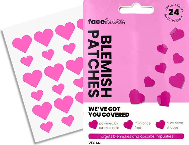 Face Facts Blemish Patches - Pink Hearts