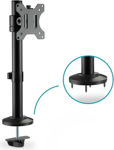 Mbajtës tavoline për monitor Digitus DA-90397, 15-32", ngjyrë e zezë mat