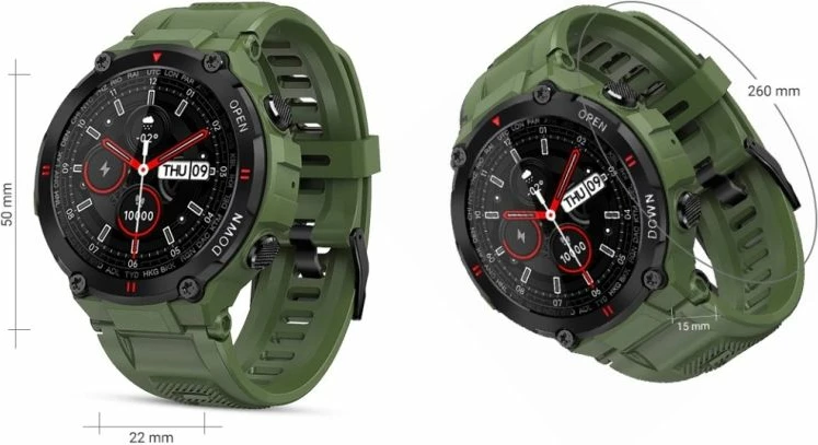 Smartwatch Giewont, e gjelbër