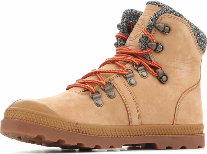 Çizme Palladium Pallabrouse për femra, ngjyrë kafe