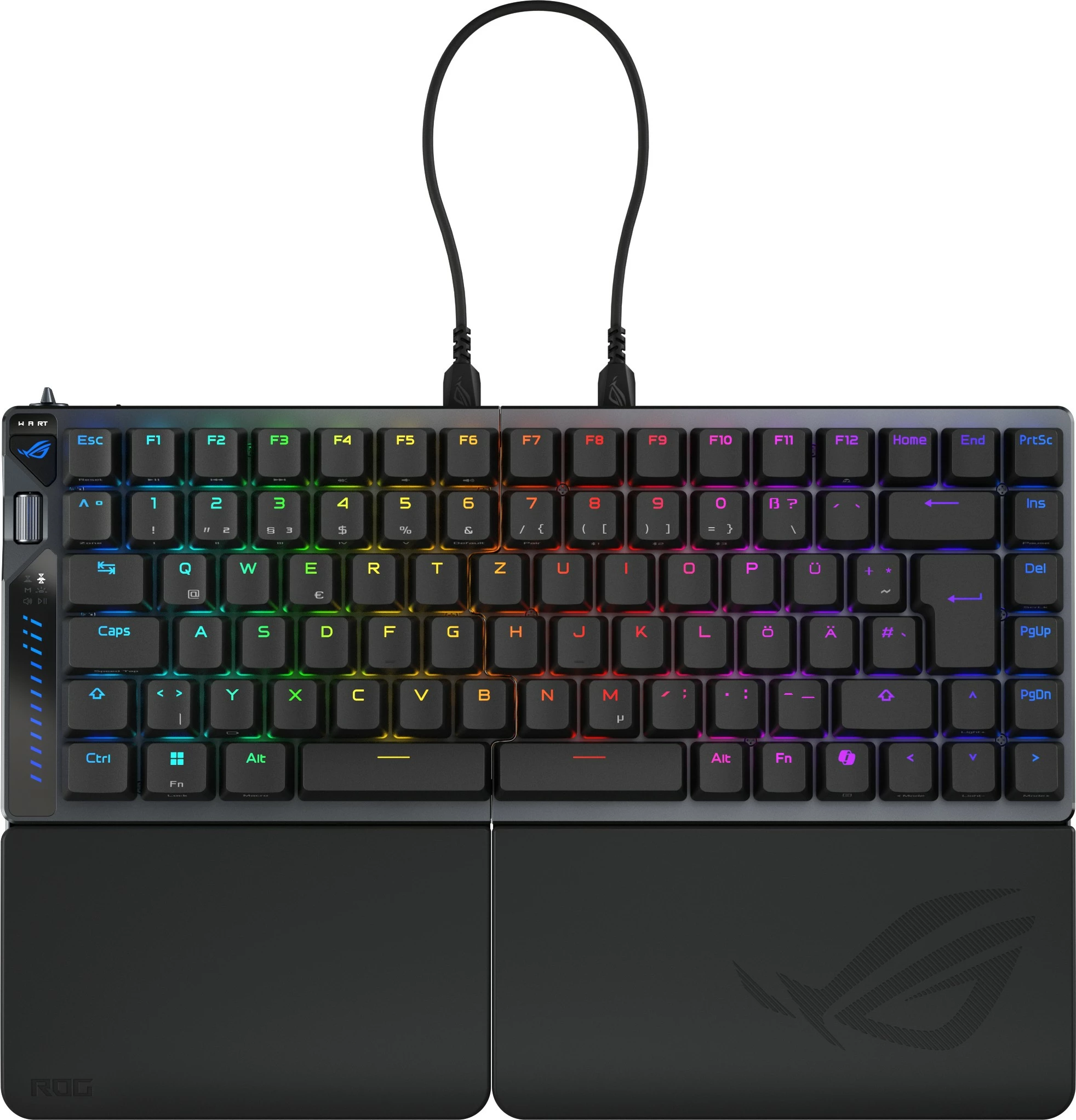Tastierë ASUS ROG Falcata, mekanike, RGB, DE layout, e zezë