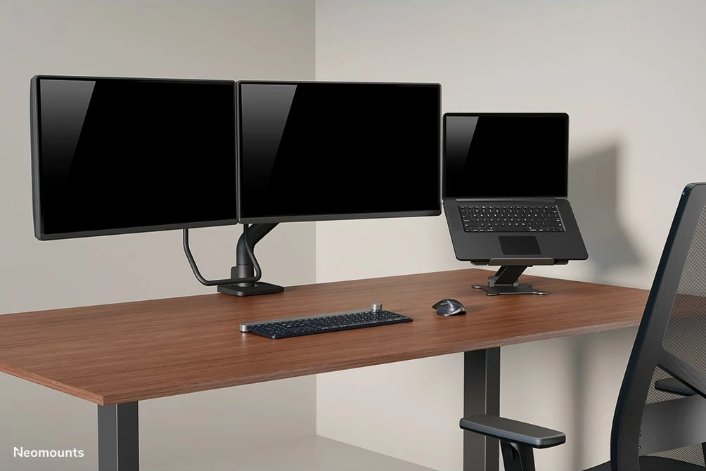 Mbajtës laptopi Newstar Neomounts DS20-740BL1, alumini, i zi, 11-15 inç