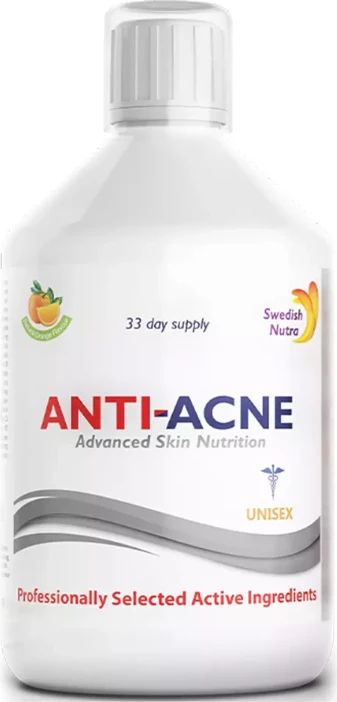 Suplement Swedish Nutra Anti-Acne, 500ml