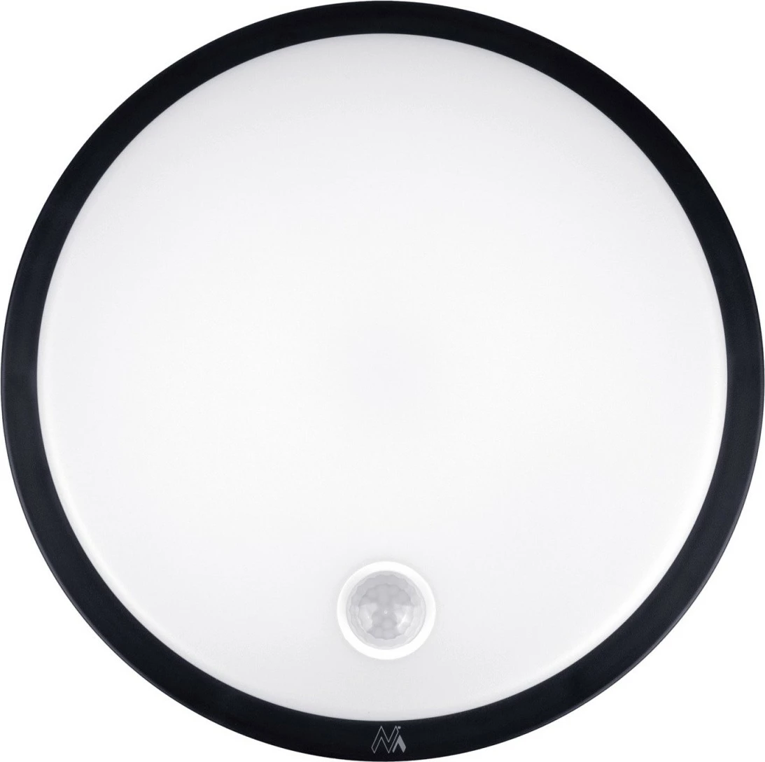 Lambë LED, Maclean MCE525 B, me sensor PIR, IP65, 10W 1000lm, 4000K e bardhë neutrale