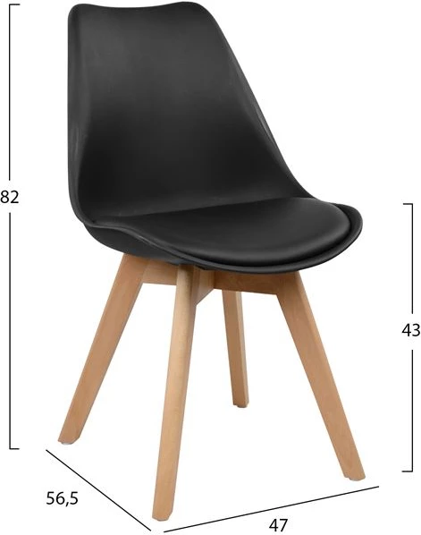 Set tavolinë me karrige 5 pjesë FH10347 tavolinë 140x80x76 cm & 4 karrige Vegas