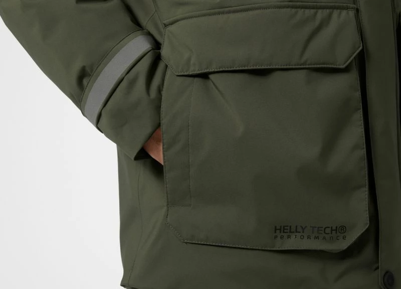 Jakne për meshkuj Helly Hansen, Reine Parka, jeshile