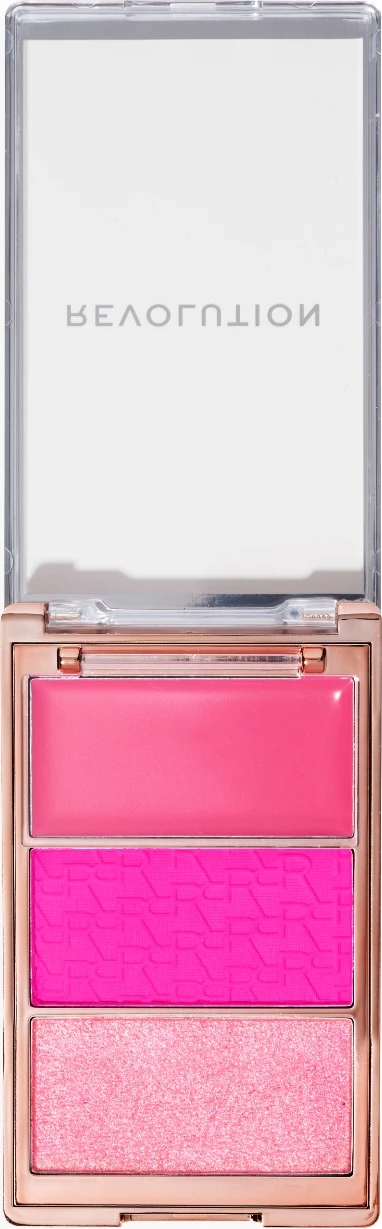 Revolution - Icon Blush Blush Palette - Hot Pink Flag
