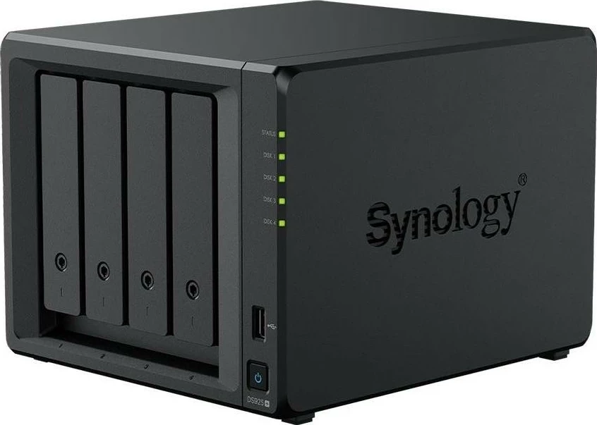 NAS Synology DS925+ me 2x HAT3310-12T (2x 12TB), i zi