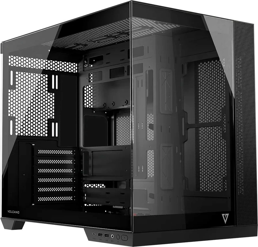 Kasë MODECOM Volcano Panorama NF Midi, ATX, ITX, Micro ATX, Gri