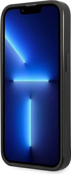 Mbështjellës Karl Lagerfeld Saffiano Plaque për iPhone 13 Pro / 13 6.1", argjendtë