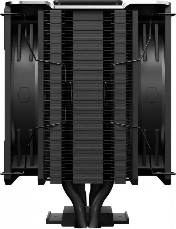 Ftohës CPU Cooler Master V4 Alpha 3DHP, 120 mm, 2 fana, PWM 4-pin, i pajtueshëm me LGA115x/1200/1700/1851 & AM4/AM5, Black