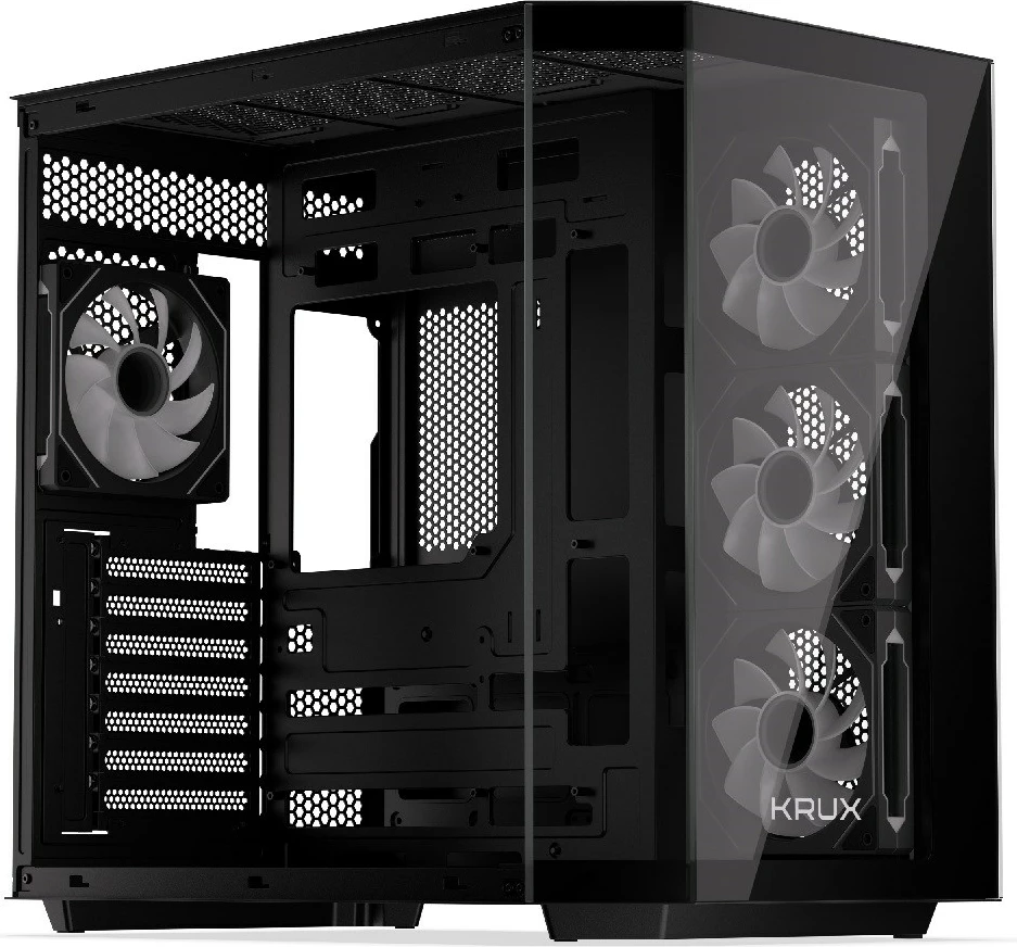 Kasë KRUX Empero KRXD010, për kompjuter, e zezë