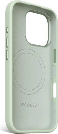 Mbështjellës Decoded AntiMicrobial Silicone Stacks me MagSafe për iPhone 16 Pro, Gjelbër