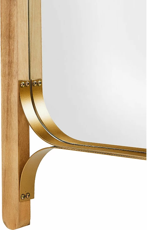 Pasqyrë Spetses, kornizë druri natyrale, 66x182cm