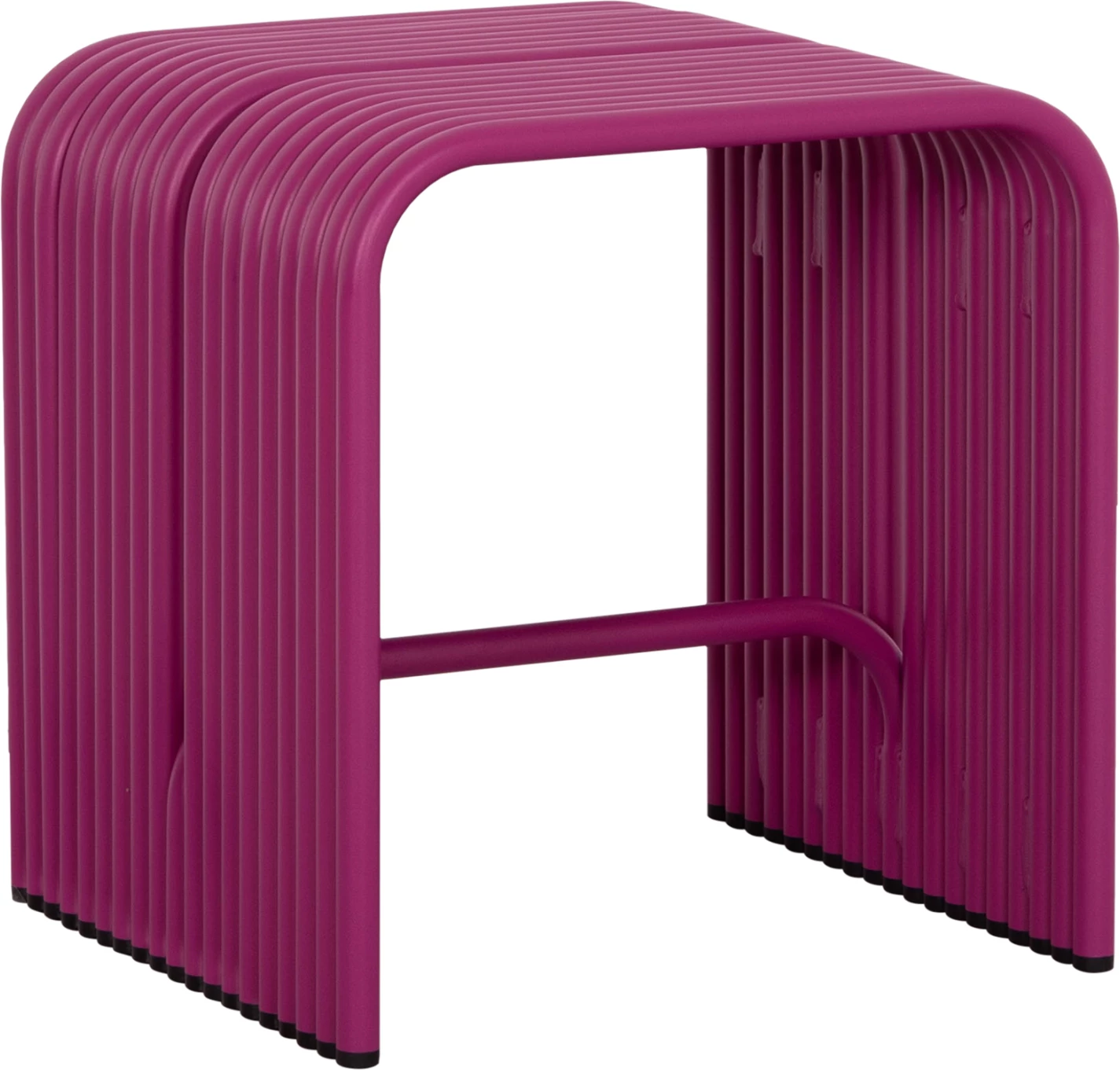 Stool i ulët INTREPID, alumin, ngjyrë vjollcë, 40x38x42.5cm